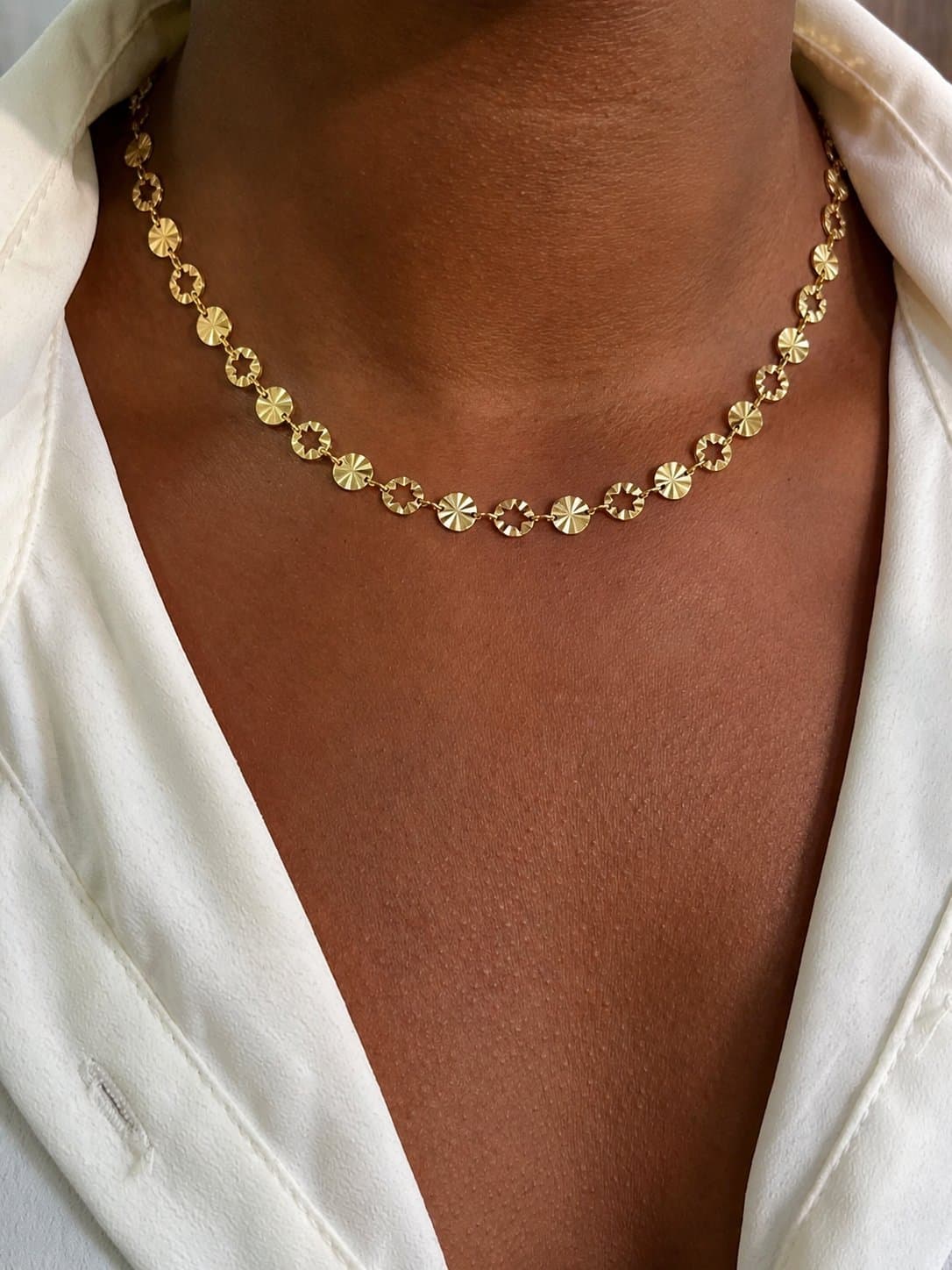 CHOKER CHAPINHAS PLISSADAS
