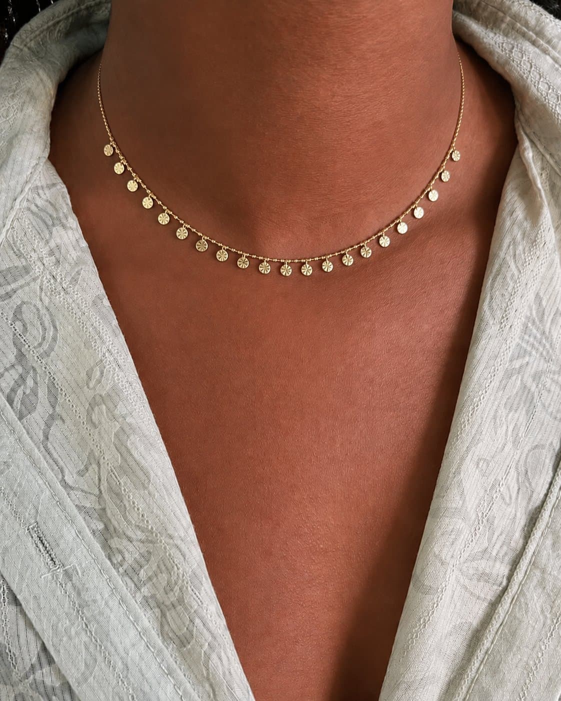 CHOKER FIO BOLINHA